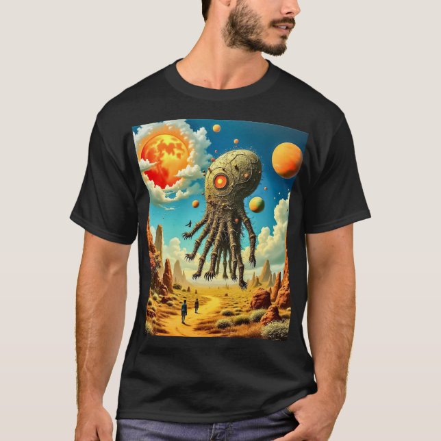 Camiseta Básica Masculina Escura (Frente)