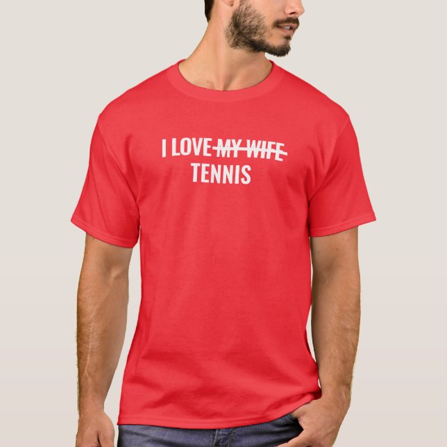 Camiseta Básica Masculina | Eu Amo Tênis (Frente)