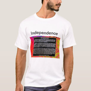 Camiseta Básica Masculina Independence jGibney Za