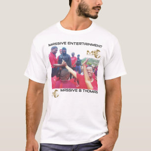Camiseta Básica Masculina MASSIVE ENT. ST KITTS