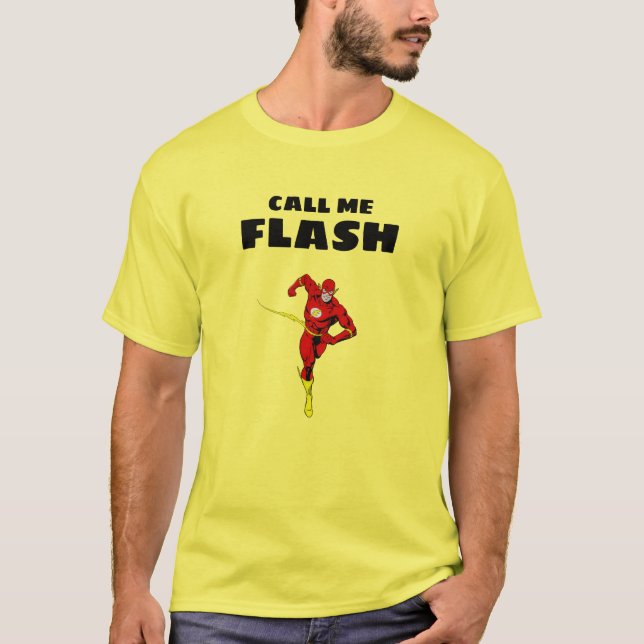 Camiseta Básica Masculina | Me Chame de Flash 2 (Frente)