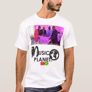 CAMISETA BÁSICA MASCULINA MUSIC PLANET  DT DT WK C