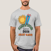 Camiseta Básica Masculina Onda de Calor Verão 26