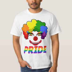 Camiseta Básica Masculina Palhaço Orgulho Gay