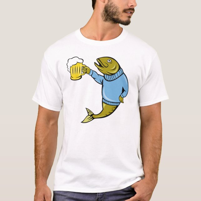 Camiseta Básica Masculina/Peixe (Frente)