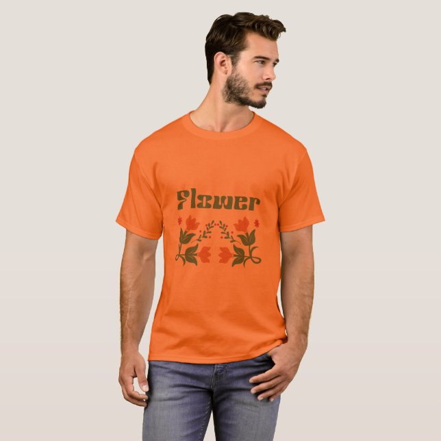 Camiseta Básica Masculina Rainha Das Flores (Frente Completa)