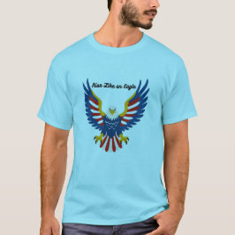 Camiseta Básica Masculina Rise Above – Bold Eagle