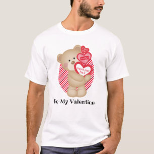 Camiseta Básica Masculina "Seja Meu Urso de Valent