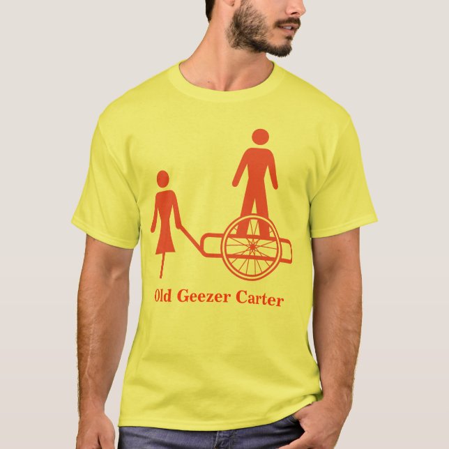 Camiseta Básica Modelo Velho Carter (Frente)
