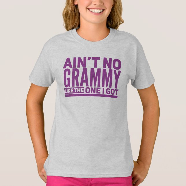 Camiseta Básica para Crianças do Grammy (Frente)