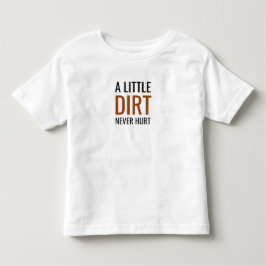 Camiseta básica para crianças pequenas um pouco de