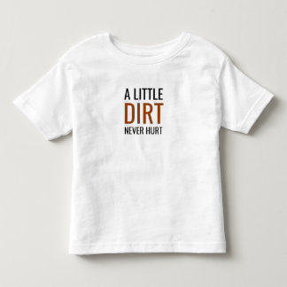 Camiseta básica para crianças pequenas um pouco de