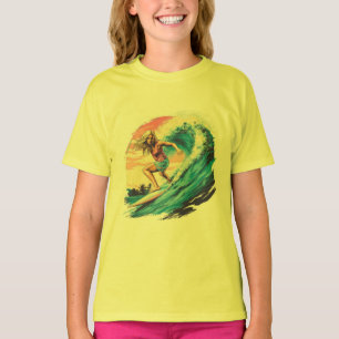 Camiseta Básica Para Meninas - Ajustado Clássico,