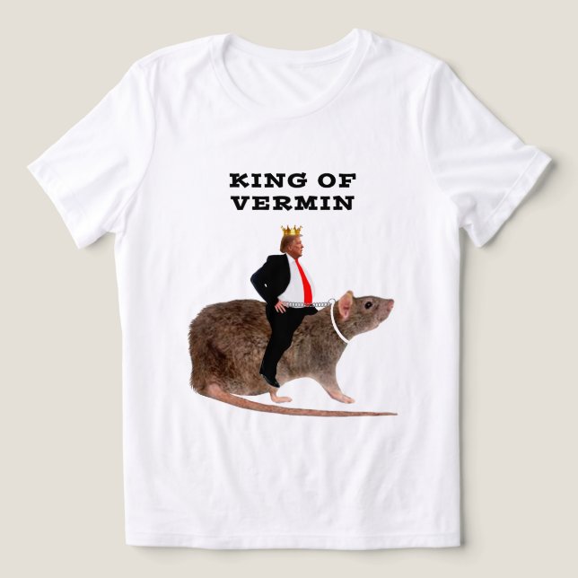 Camiseta Básica Rei dos Vermes (Design frontal)