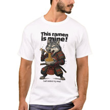 Camiseta básica Samurai Wolf Ramen