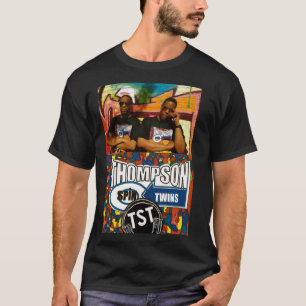 Camiseta Básica THOMPSON SPIN TWIN TOUR Preta