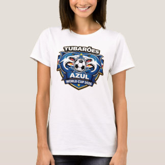 Camiseta Básica Tri-Blend Tubaron Azul Proud