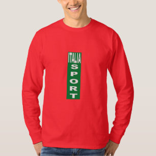 Camiseta básica vermelha ITALIA SPORT
