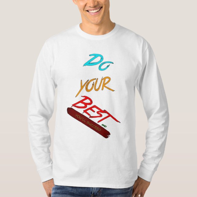 Camiseta Básicos do eterno: Camisa-T de folga longa de voga (Frente)