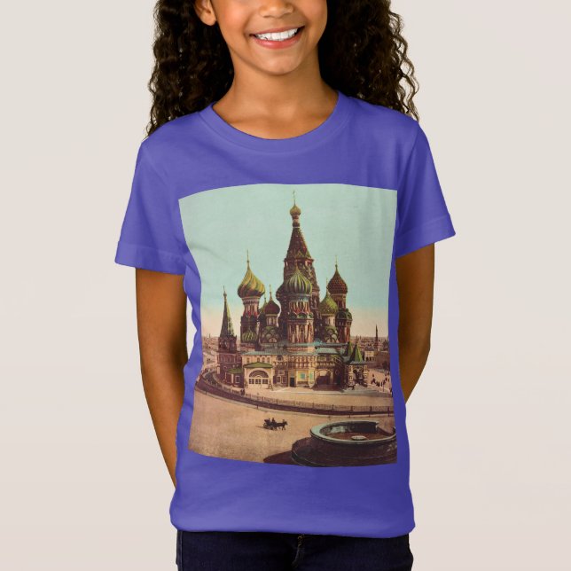Camiseta Basil, Red Square Moscou (Frente)