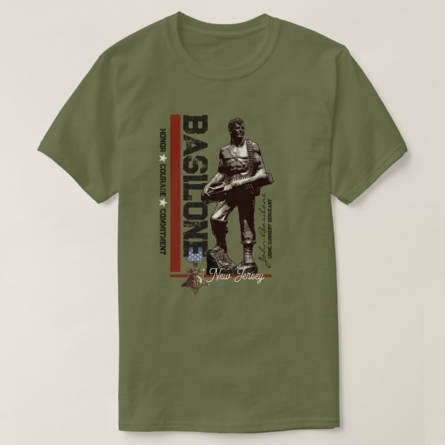 CAMISETA BASILONE (Frente do Design)