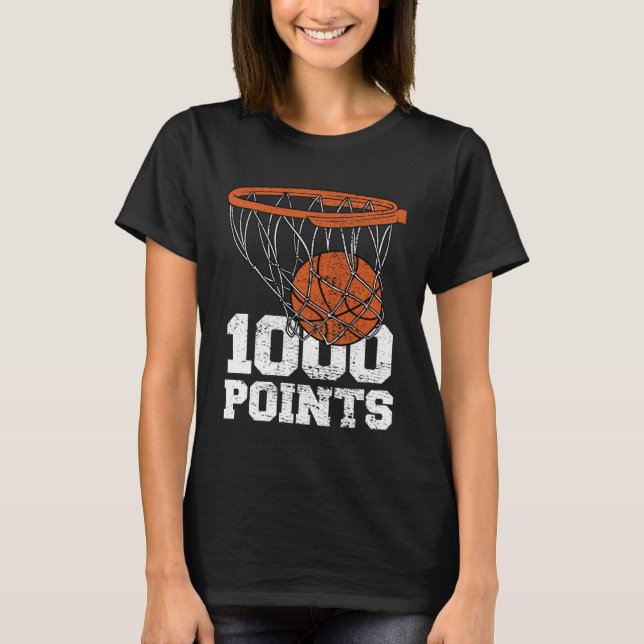 Camiseta Basketba de Segundo grau de Pontuador de Basquete  (Frente)