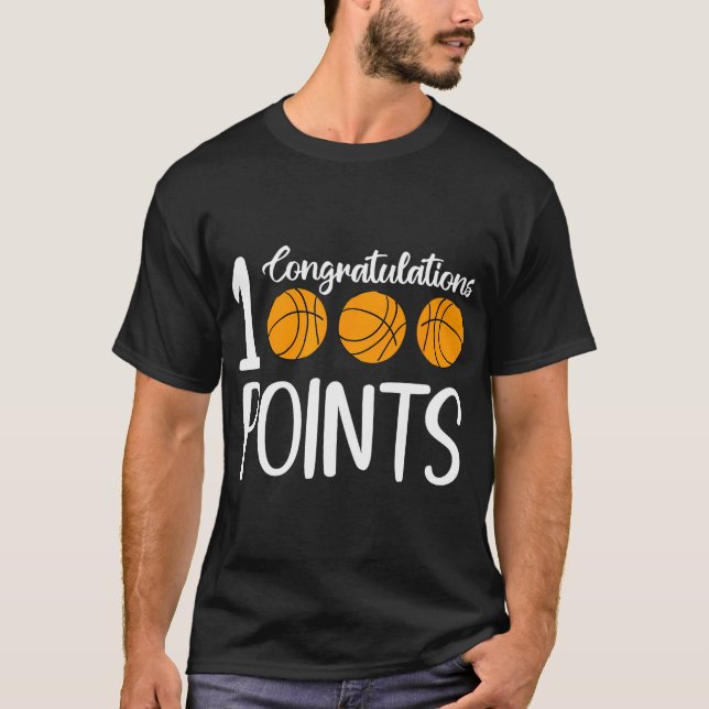 Camiseta Basketba de Segundo grau de Pontuador de Basquete  (Frente)