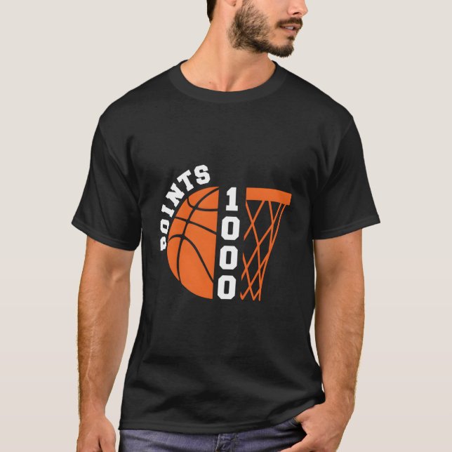 Camiseta Basketba de Segundo grau de Pontuador de Basquete  (Frente)