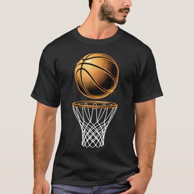 Camiseta Basketball Basket  Ball Basketball Player Fan Dad  (Frente)