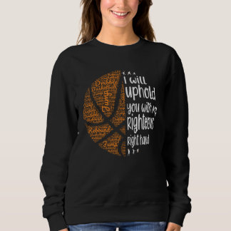 Camiseta Basketball Christian I Will Uphold You Right Hand 