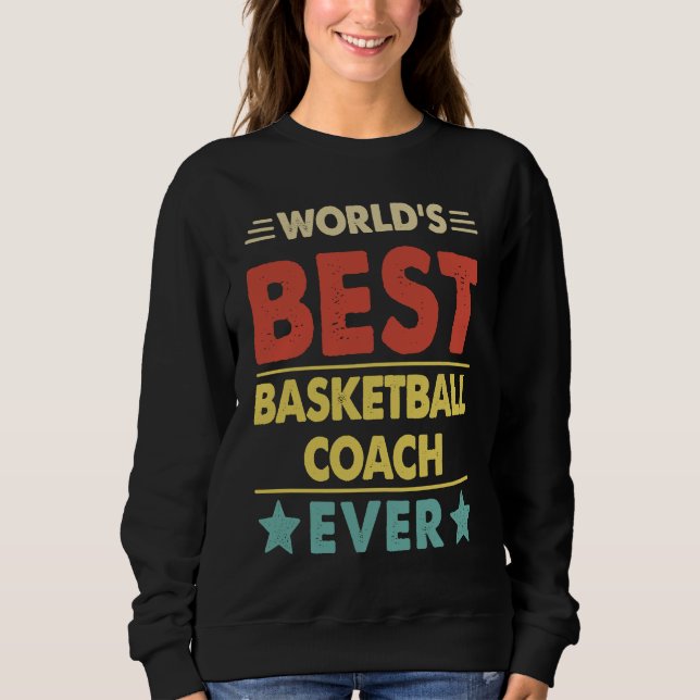 Camiseta Basketball Coach World's Best Basketball Coach Eve (Frente)