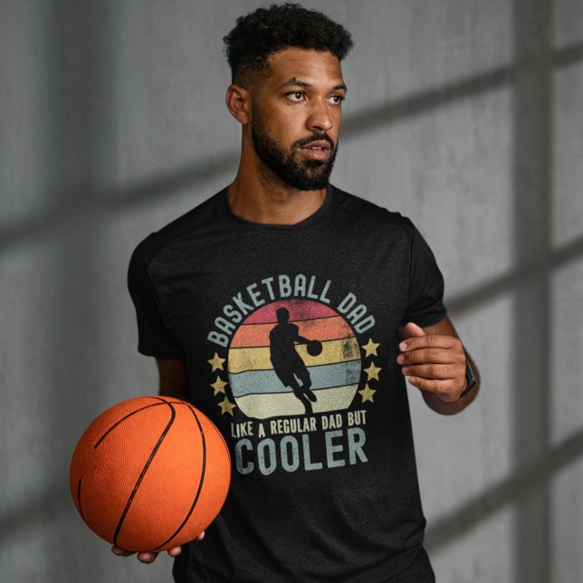 Camiseta Basketball Dad Like a Regular Dad But Cooler (Criador carregado)