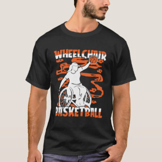 Camiseta Basketball Hoops Hooping Bball Baller Wheelchair B