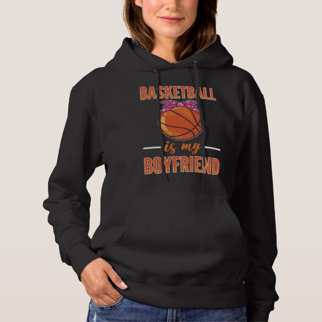 Camiseta Basketball Is My Boyfriend  Basketball Girl (Frente)