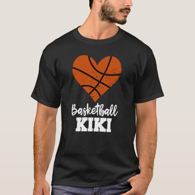Camiseta Basketball Kiki Basketball Heart Grandma Kiki (Frente)