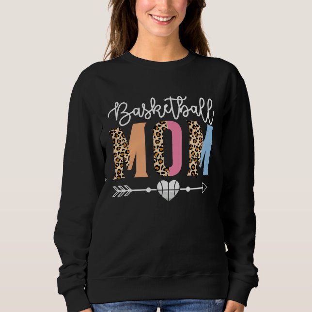 Camiseta Basketball Mom Cute Basketball Game Mother s Day L (Frente)