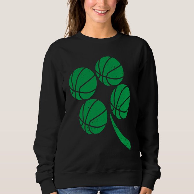 Camiseta Basketball Player Coach Shamrock St Patricks Day I (Frente)