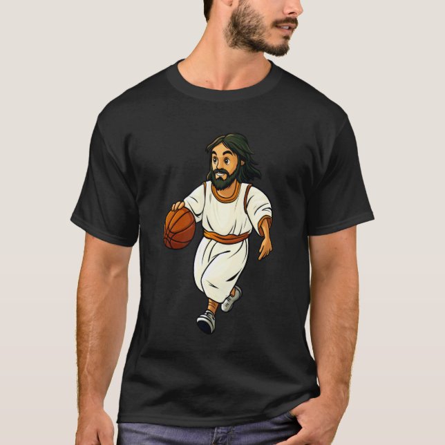 Camiseta Basketball Player Jesus (Frente)