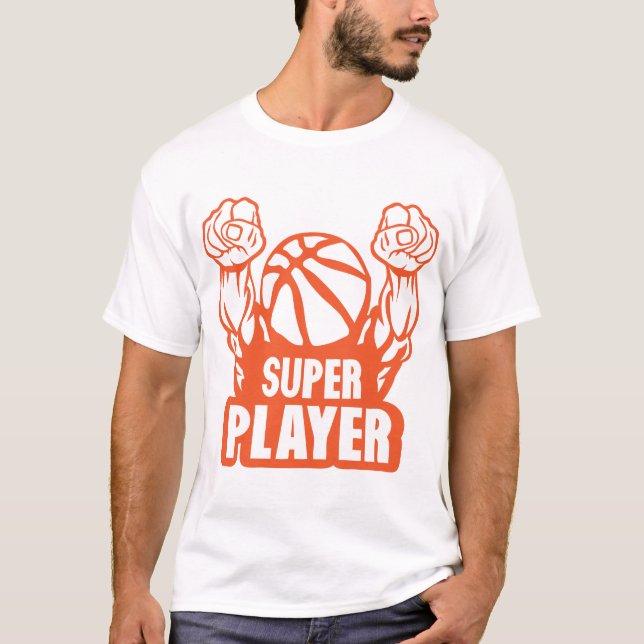 Camiseta basketball super player bras muscle vole (Frente)