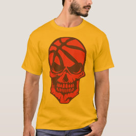Camiseta basketball tete de mort logo sport skull 1205