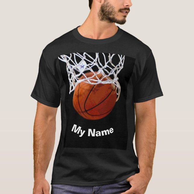 Camiseta Basketball Your Name Custom (Frente)