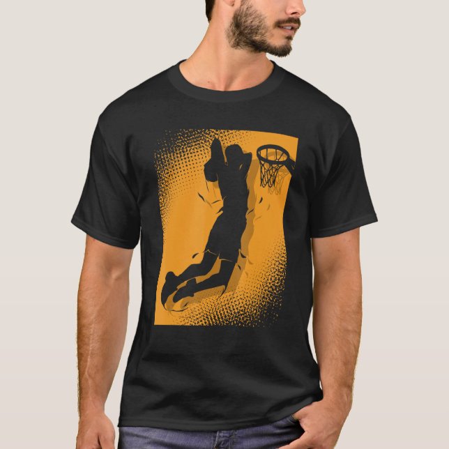 Camiseta Basketballer Basketball Hoop Dunking Basketball Ho (Frente)