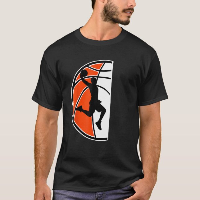 Camiseta Basketballer Basketball Hoop Dunking Basketball Ho (Frente)