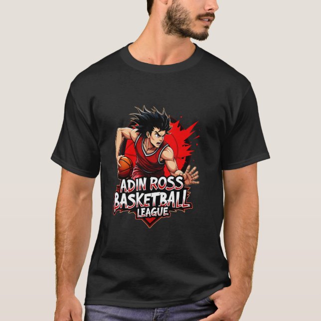 Camiseta Basquete Adin Ross Basball League (Frente)