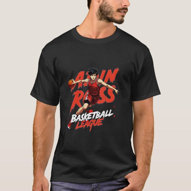 Camiseta Basquete Adin Ross Basquete Lovers da Liga de Basq (Frente)