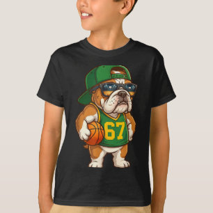 Camiseta Basquete Bulldog 67 Gíria Gen Alpha Srts Dog Boy
