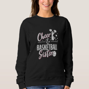 Camiseta Basquete Cheer Fan Graphic Mulheres Irmãs Cheerle