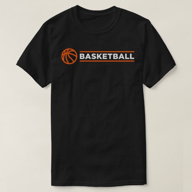 Camiseta basquete com bola (Frente do Design)