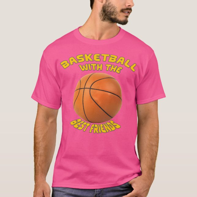 Camiseta Basquete Com O Melhor Amigo (Frente)