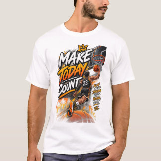 Camiseta Basquete Contar Hoje – Esportes Motivacionais